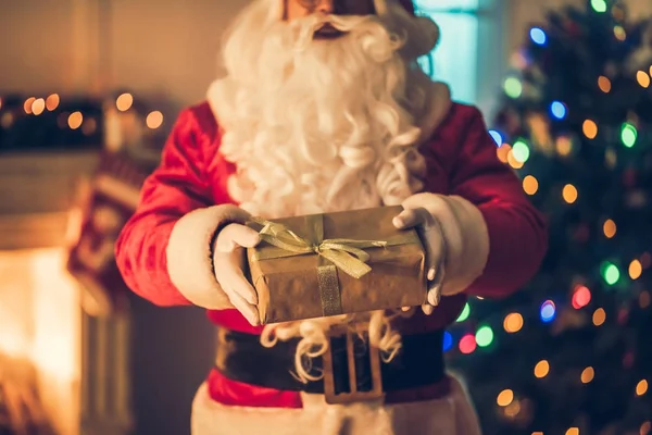 Santa Claus in his residence — Stock Photo, Image