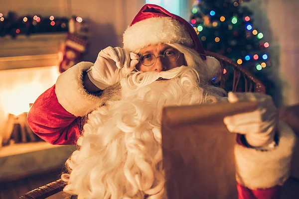Noel Baba onun yurdunda — Stok fotoğraf