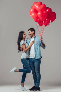 İzole güzel Romantik Çift
