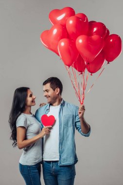 İzole güzel Romantik Çift
