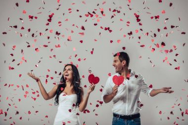 İzole güzel Romantik Çift