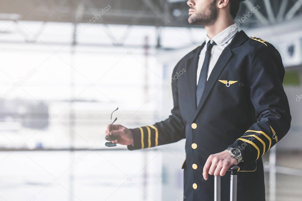 Pilot in airport