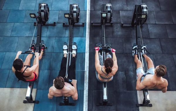 Group training in gym — Stock Photo, Image