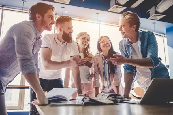 Group of people working in modern office — Stock Photo, Image