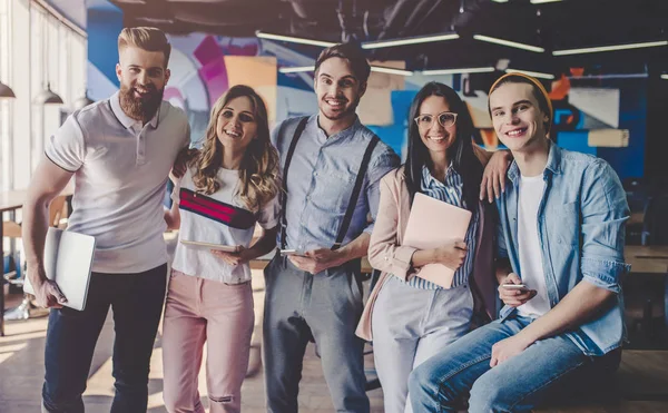 Group of people working in modern office — Stock Photo, Image