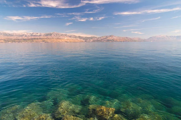 El mar y la costa de Croacia — Foto de Stock