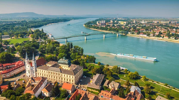 Widok z bazyliki w Esztergom. — Zdjęcie stockowe