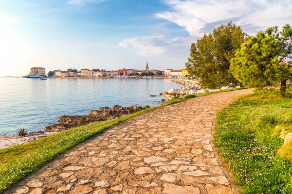 Passeio até Porec cidade no mar Adriático na Croácia . — Fotografia de Stock