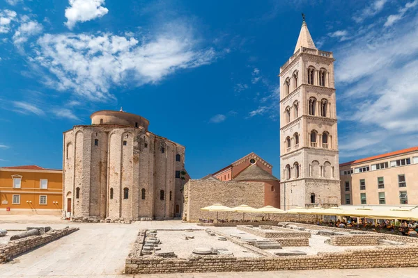 Historisch centrum van de Kroatische stad Zadar. — Stockfoto