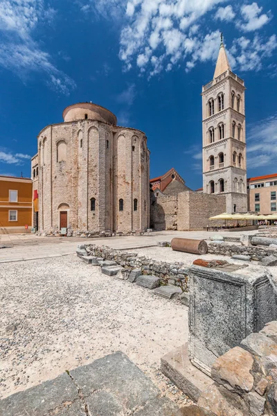 Centro storico della città croata di Zara . — Foto Stock