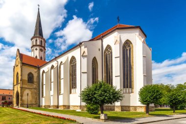 Bazilikası St James şehirde Levoca, Slovakya.