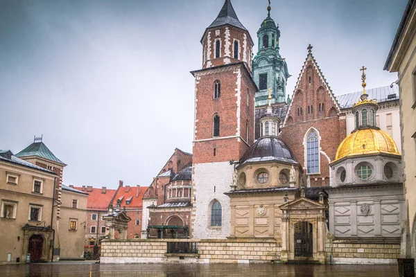 The Wawel Cathedral  in Krakow, the historic Polish city. — Stock Photo, Image