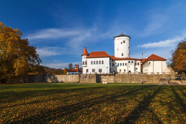Średniowieczny zamek Budatin. — Zdjęcie stockowe