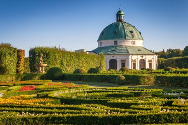 Çiçek Bahçe şehirdeki Kromeriz, Çek Cumhuriyeti.