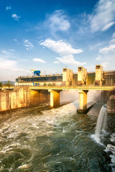 수력 발전 댐 — 스톡 사진