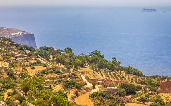 马耳他岛上的丁利悬崖. — 图库照片