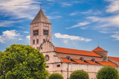 Zadar, Hırvatistan ve Avrupa 'da bulunan bir kutsanmış manastır olan St. Mary Kilisesi.