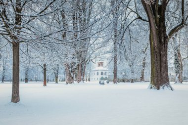 Budatin Şatosu, Slovakya, Avrupa yakınlarındaki Ağaç Parkı.