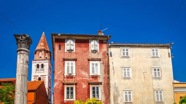 Gebäude Fünf Brunnen Platz Historischen Zentrum Der Stadt Zadar Mittelmeer — Stockfoto