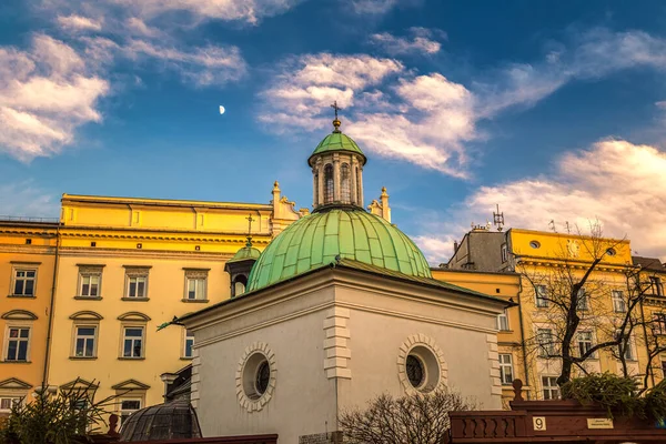 Plaza Del Mercado Principal Cracovia Polonia Europa — Foto de Stock