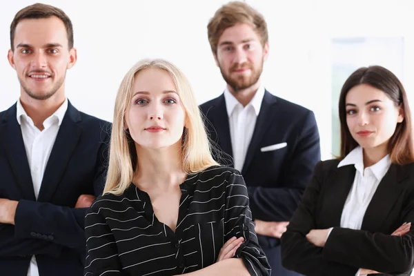 Business team gruppen porträtt lagarbete — Stockfoto