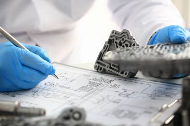 Tamirci otomatik şanzıman tamiri için servis istasyonu