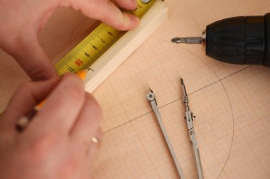 Ahşap bar ölçme alt kollarından