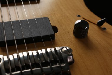 Gül ağacı boyun ile klasik şekli ahşap elektro gitar