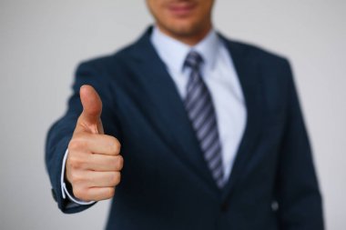 Erkek kol Tamam gösterme veya konferans sırasında Onayla