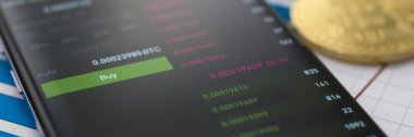 Üzerinde Bitcoin hisse senedi Alım Satım için uygulama