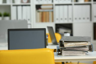 Boş ofis portre işyerinde