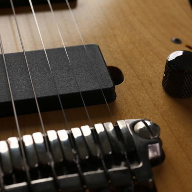 Gül ağacı boyun ile klasik şekli ahşap elektro gitar
