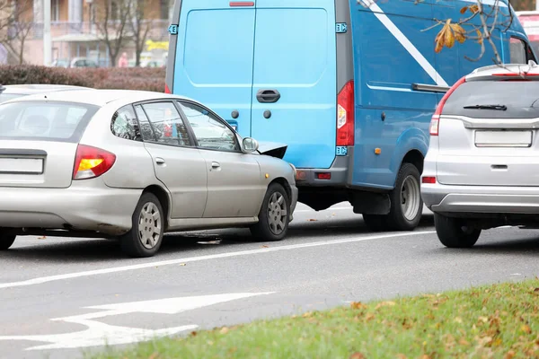 Accident de voiture en ville — Photo