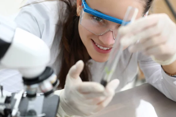 Concetto di ricerca sull'estratto di medicina Hebal — Foto Stock