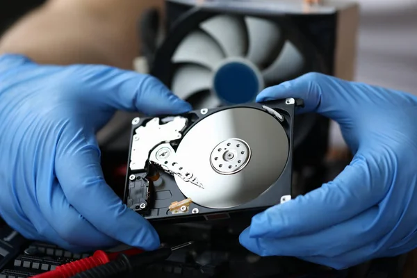 Hdd pc repair service concept