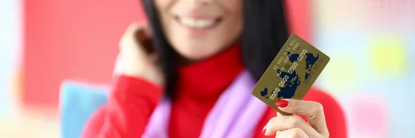 Altın bank master-card — Stok fotoğraf