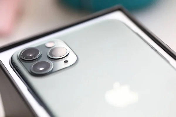 Iphone pro ψηφιακή φωτογραφική μηχανή εικόνα closeup — Φωτογραφία Αρχείου