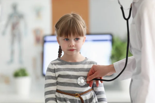 Sick baby with sad look — Stock Photo, Image