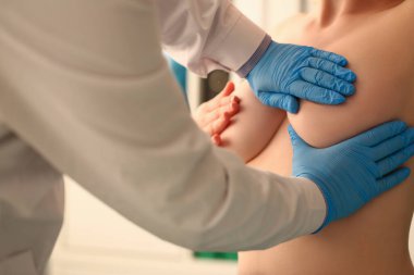 Hospital worker in uniform