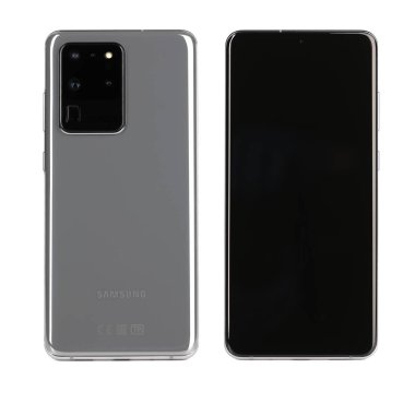 Samsung Galaksisi 'nin 20 ultra izole edilmiş beyaz arka planı