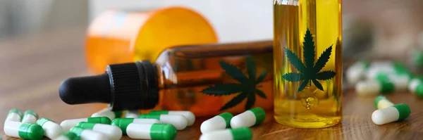 Medicamentos cannabis drogas — Fotografia de Stock
