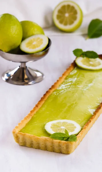 Tarta Limón Lima —  Fotos de Stock
