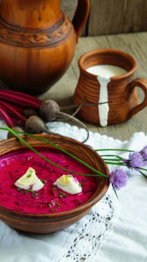 Holodnik soğuk pancar kök çorbası