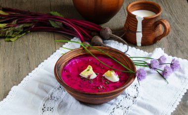 Holodnik soğuk pancar kök çorbası