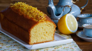 limonlu kek. çay pasta