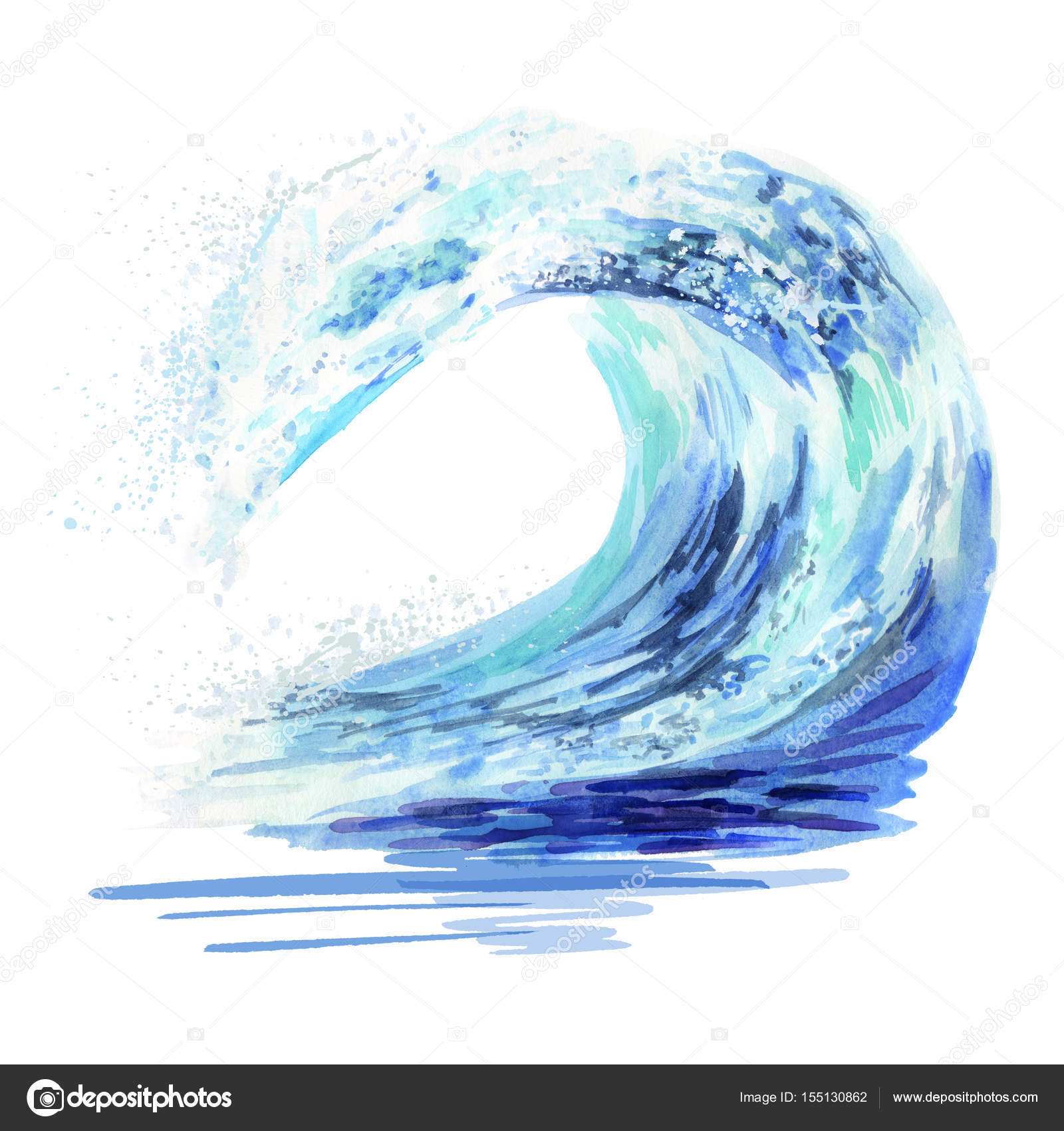 watercolor colorful wave watercolor colorful wave