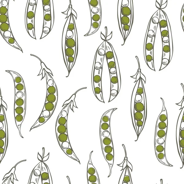 El yapımı bezelyeler. Vektörsüz desen.