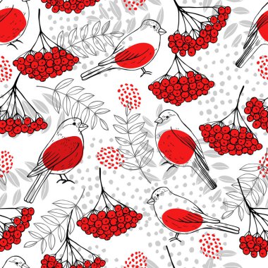 Elle çizilmiş ispinozlu, pürüzsüz desen 