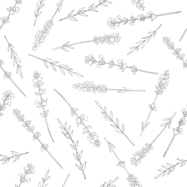 El yapımı lavanta. Kusursuz vektör deseni