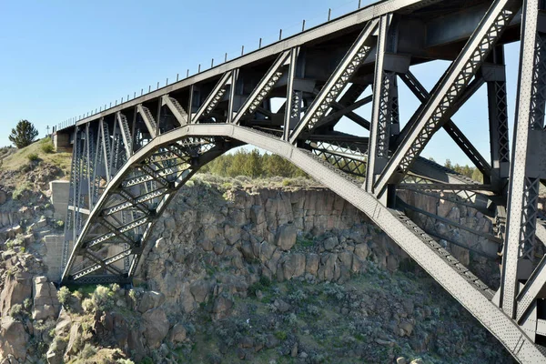 Pont ferroviaire de la rivière Crooked — Photo